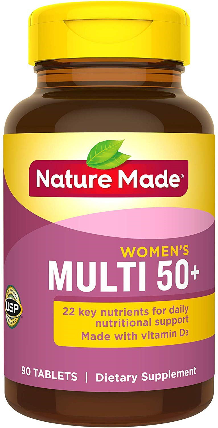 Nature Made Multi For Her 50 Vitamin Mineral Tablets 90 Ea Walmart