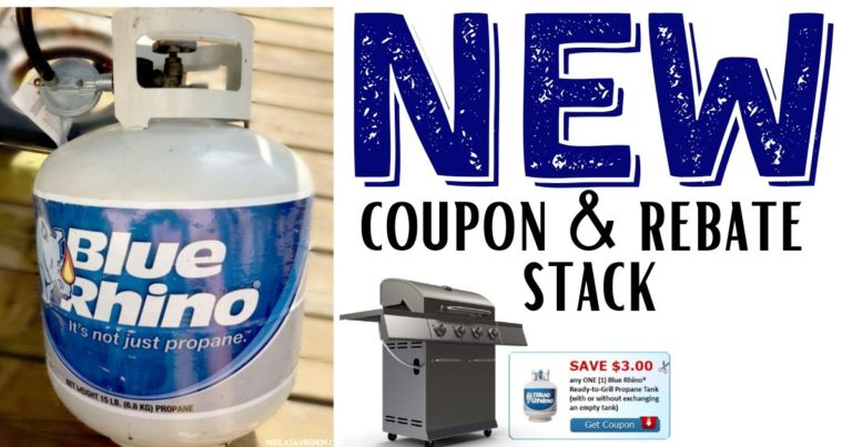 NEW Blue Rhino Stack Coupon Rebate Moola Saving Mom