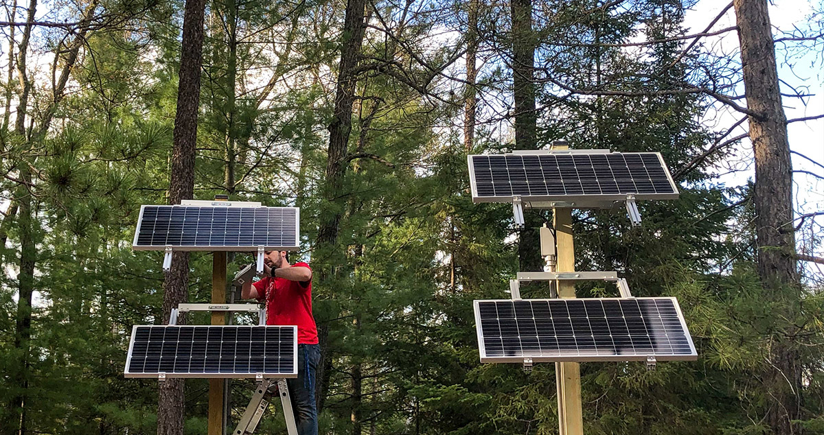 Off Grid Solar Panels Project By Matthew At Menards 