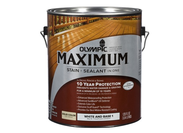 Olympic Maximum Solid Lowe s Wood Stain Consumer Reports