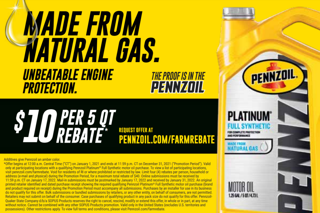 Pennzoil Rebate Form Printable Rebate Form