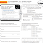 Pirelli Tires Rebate 2022 Printable Rebate Form