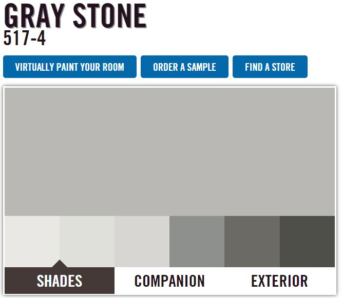 Pittsburgh Paints menards Gray Stone Menards Paint Colors