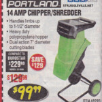 Portland 14 Amp Chipper Shredder Expires 8 31 18 69293 61714