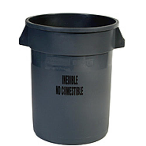 Rubbermaid BRUTE Trash Can With Black USDA Condemned At Menards 