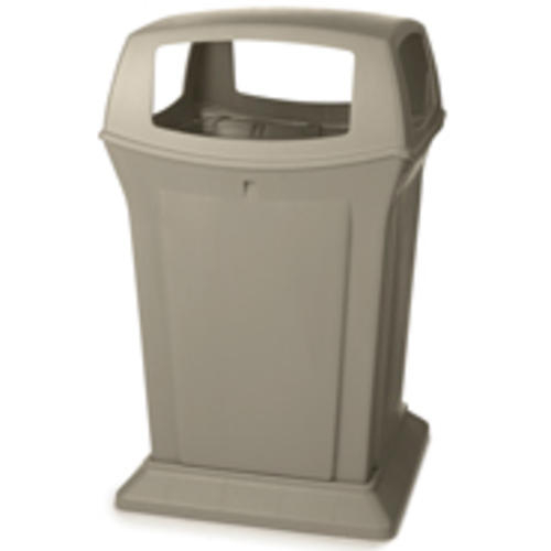 Rubbermaid Commercial Products Ranger 45 Gallon Trash Can With 4 