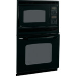 Shop GE Self Cleaning Microwave Wall Oven Combo Black On Black