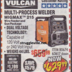 Vulcan Multi Process Welder MigMax 215 Expires 7 31 80674 63617