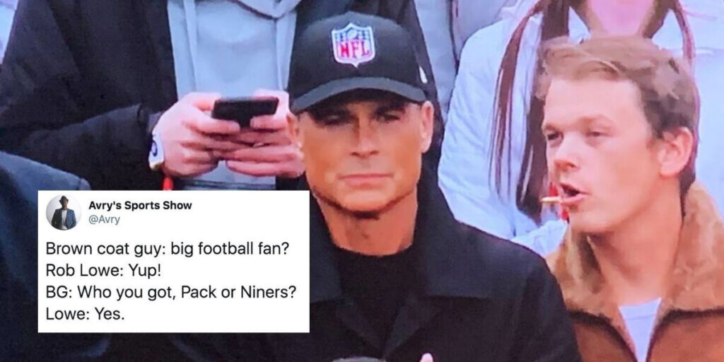 Watch Actor Rob Lowe Talks His Infamous NFL Hat Moment Lifewithoutandy