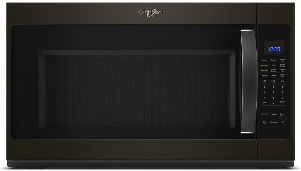 Whirlpool WMH53521HV 30 Inch Black Stainless Steel Over The Range 2 1 