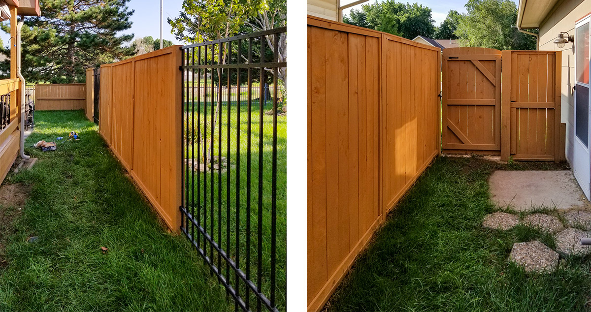 Wood Fencing Project By Christopher At Menards 