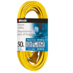 Woods 50 Ft 14 3 SPT 3 Flat Indoor Heavy Duty Utility Extension Cord